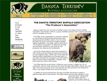 Tablet Screenshot of dakotabuffalo.com